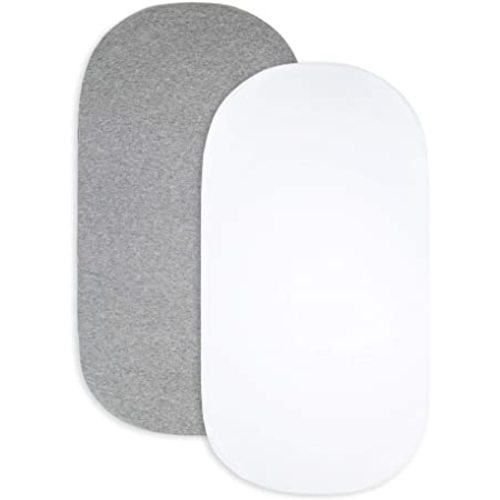 Burts Bees Baby Bassinet Sheets, Infant Fitted BEESNUG Cover