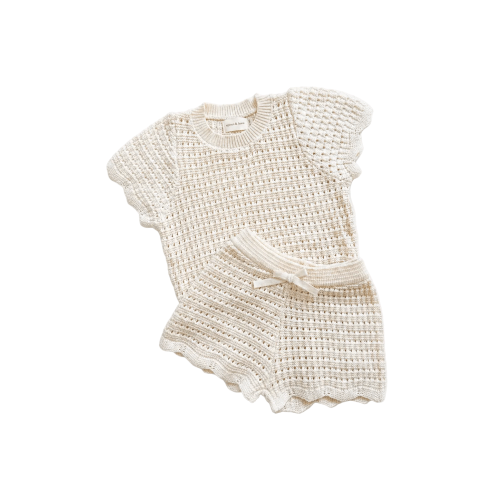 Organic Waffle Knit Cotton Baby Set | Newborn & Toddler | Sprout & Fawn