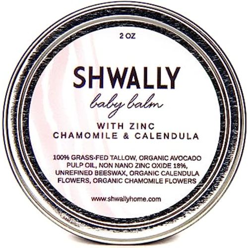 Tallow & Calendula Baby Bootie, Lip and Nipple Balms, The Ultimate Paleo Skin Protector - 100% Grass Fed Tallow, Calendula Flowers and Protective Beeswax, Pregnancy and Nursing Safe, Unscented (Zinc Oxide + Chamomile - Not Scented)