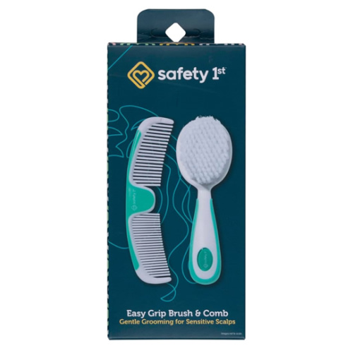 Safety 1st Easy Grip Brush and Comb, Colors May Vary