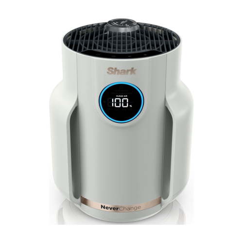 Shark NeverChange Compact Pro 250 Sq Ft HEPA Air Purifier, 5-Year HEPA-Exceeding Filter, Captures Pollutants, Pet Dander, Dust, and Smoke, HP072 Dove