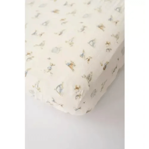 Brands We Love Peter Rabbit Crib Sheet - Blue by Janie and Jack
