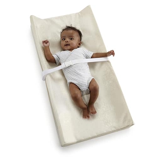 Sealy Baby Infant Diaper Changing Pad - Antibacterial Waterproof Contoured Foam, Made in USA