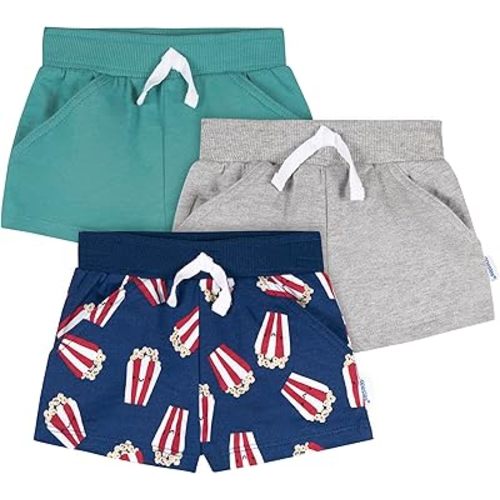 Onesies Brand Unisex-Baby 3-Pack Knit Shorts