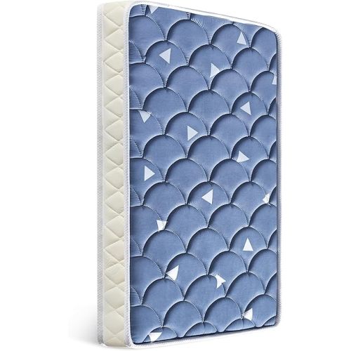 Mini Crib Mattress 38" x 24" x 4"- Firm Support and Comfort Premium Foam,Noiseless and Odorless,Hypoallergenic Mini Crib Mattress,Fits Mini and Portable Cribs,Dual Sided with Soft Breathable Fabric