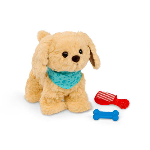 Battat Animated Plush Puppy Interactive Walking Stuffed Animal for 3 Years +