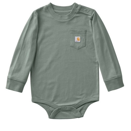 Kids' Long Sleeve Pocket Bodysuit (Baby) | Carhartt