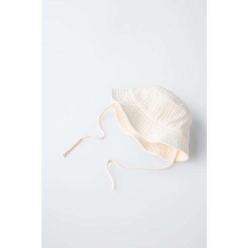 TEXTURED HAT - Ecru | ZARA United States