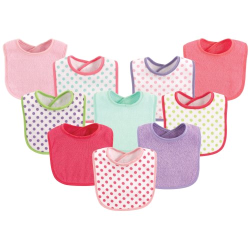 Cotton Terry Bibs 10pk