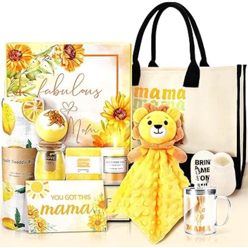 New Mom Gifts & Baby Boy Gift Set for Newborn,12PCS Pregnancy Gifts for for Mom to Be,Newborn Baby Gifts,Pregnancy Gifts for Expecting Mom,New Mom Care Package After Baby,Gifts for Women and Baby Boy
