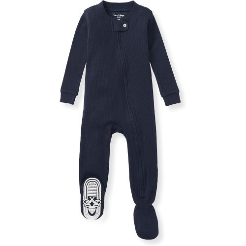 Burt's Bees Baby baby-boys Sleeper Pjs, 100% Organic Cotton, One-piece Footie, Zip Up Jumpsuit, Snug Fit Pajamas