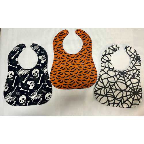 Goth/Halloween Baby Bibs - 3 Pack