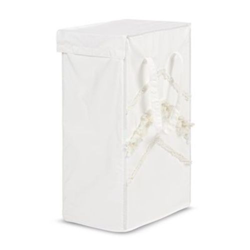 Sweet Jojo Designs Boy, Girl, Unisex/Gender Neutral Foldable Laundry Hamper with Handles Boho Fringe Ivory