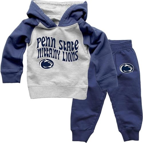 Wes and Willy Infant and Toddler College Pant and Hoodie Set