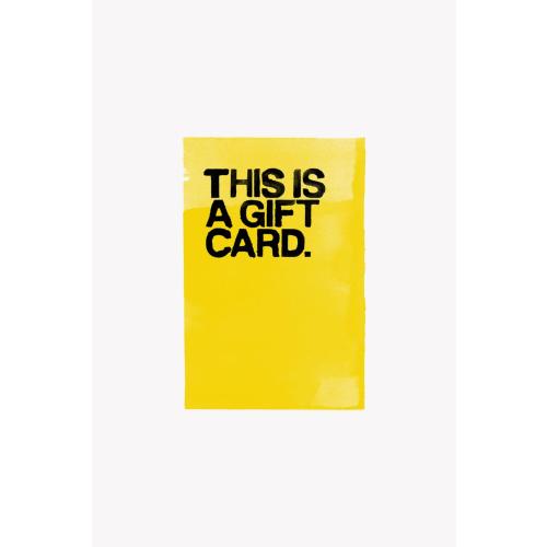 GIFT CARD (PHYSICAL) - Yellow | ZARA United States