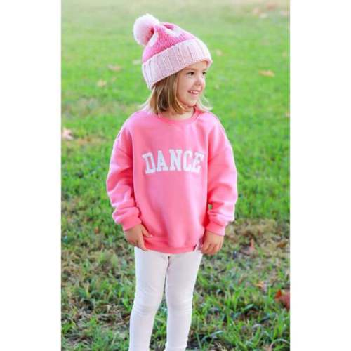 Hearts Bobble Hat/Mittens Bundle, Pink - Bits & Bows | Maisonette