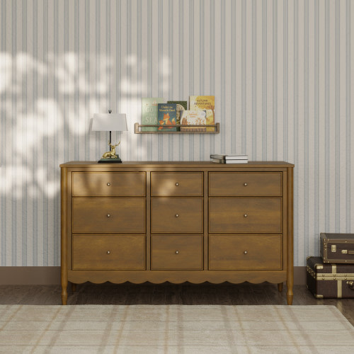 Namesake Ambrosia 9-Drawer Assembled Dresser - Natural Walnut