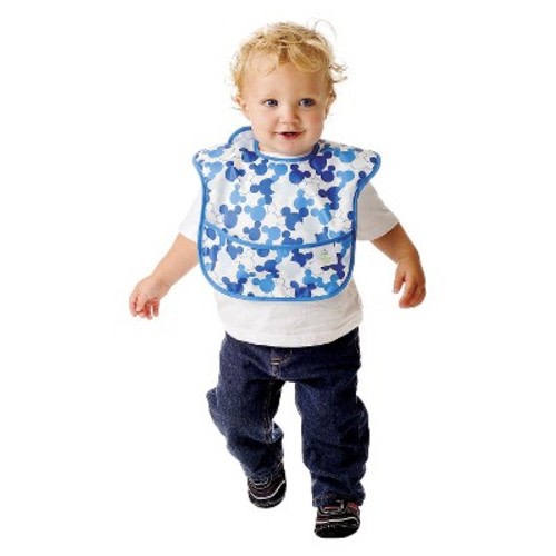 Bumkins Disney Baby Mickey Mouse 2pk Waterproof SuperBib Baby Bib Set - Blue