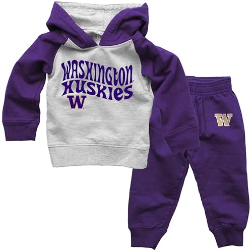 Wes and Willy Infant and Toddler College Pant and Hoodie Set
