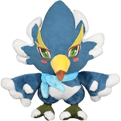 Nadou TLOZ Revali Plush, 12 Inch Blue Bird Stuffed Animal, Halloween, Christmas, Birthday Hug Toys for Boys and Girls
