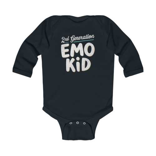 Second Generation Emo Kid - Long Sleeve Onesie – ElderEmo.com