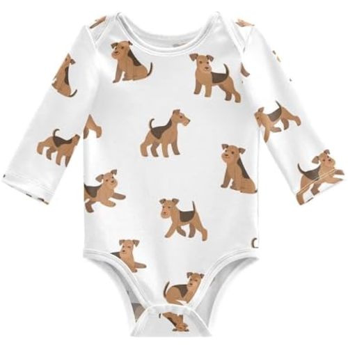 vvfelixl Baby Bodysuits Bee Long Sleeve Cotton Baby Clothes for Boys Girls 3M