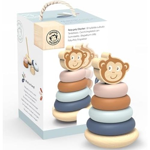 SPEEDY MONKEY Roly Poly Stacker Toy