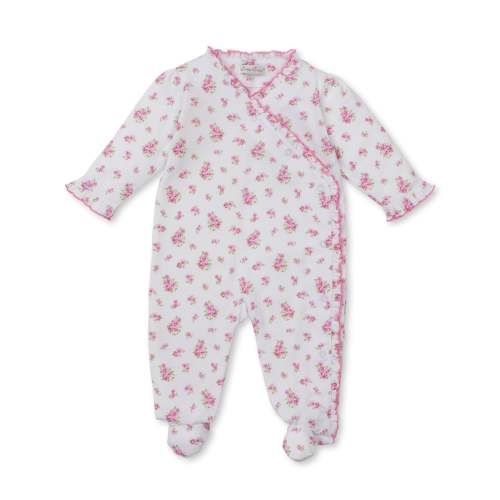 Roses and Blooms Pink Footie