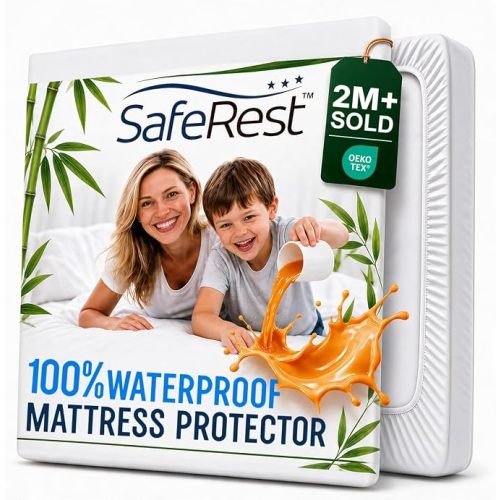 SafeRest Waterproof Crib Size Mattress Protector