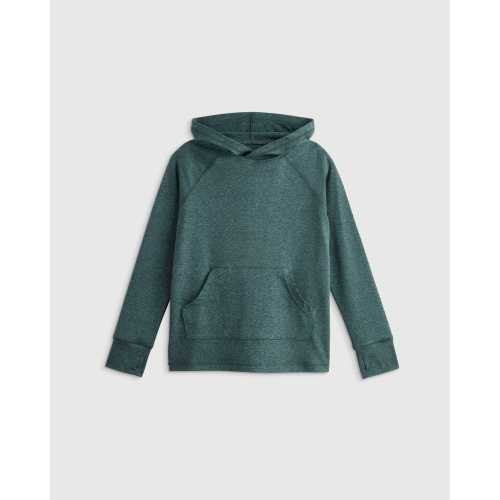 Flowknit Pullover Hoodie - Toddler in Heather Green