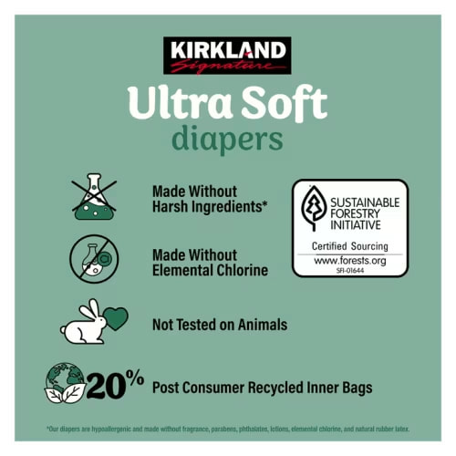 Kirkland Signature Diaper Sizes 3 | Costco