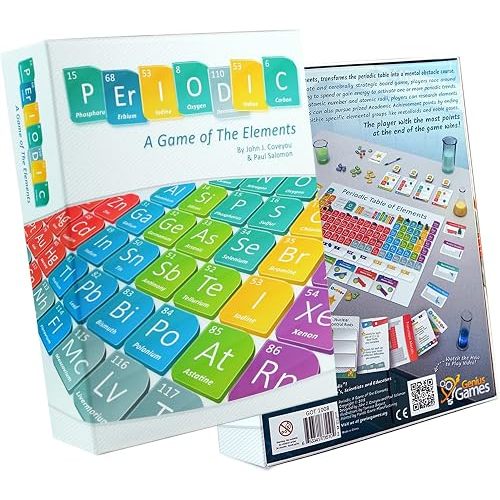 Periodic: A Game of the Elements | Periodic Table Board & Card Game About Atoms, Elements & Compounds | A Strategy Board Game for Gamers & Educational Science Game for Kids or Family Game Night