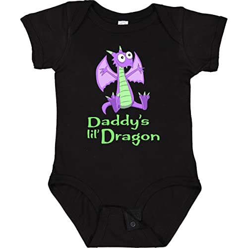 inktastic Daddy's Lil' Dragon Baby Bodysuit