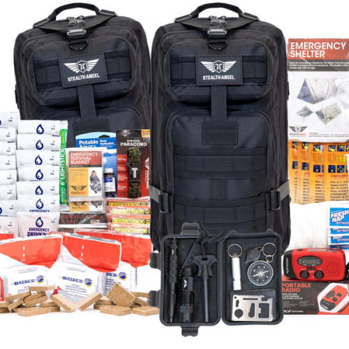 3 Person Emergency Kit / Survival Bag (72 Hours) Stealth Angel Surviva - Stealth Angel Survival