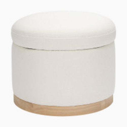 babyletto Naka Storage Ottoman - Performance Cream Eco Weave/Light Base