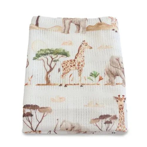 Bubba Cellular Blanket Print Adventure | Baby Bunting AU