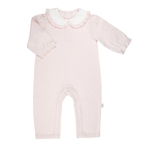 Girls Pointelle Knit Romper (Fall Holiday Collection 2025)