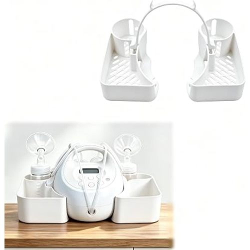 Pump Caddy Organizer with Bottle Holder & Cord Storage for Spectra S1 S2