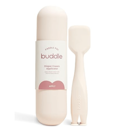 Buddle Paddle Pal Baby Diaper Cream Spatula Silicone Applicator with Carrying Case, Smooth & Mess-Free Application, 1 Count