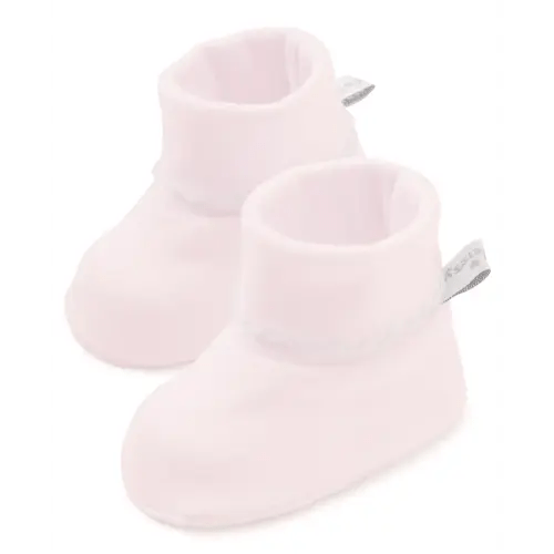 Kissy Kissy Pink/White Kissy Basics Booties