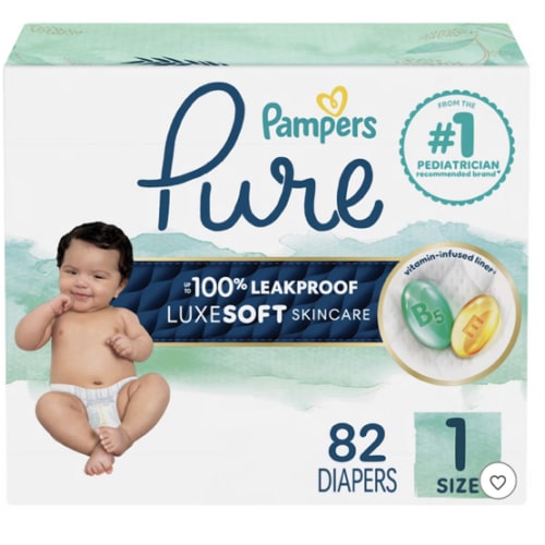 Pampers products at Target
