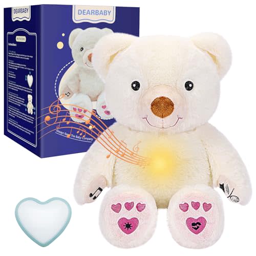 DEARBABY Baby Sleep Soother, Newborn Essentials, Baby Christmas Girl Gifts, Sound Machine for Nursery, Help Kids Go to Sleep Faster, Mother's Day Gifts
