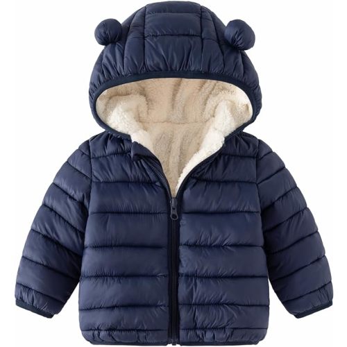 CECORC Toddler Winter Coats Lightweight Puffer Jacket for Baby Infant kids, 6-12 Month,12-18 Month, 2t,3t,4t