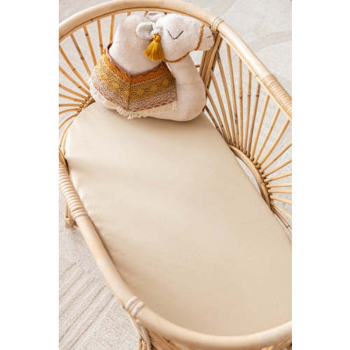 Kiin Organic Bamboo Cotton Change Pad & Bassinet Sheet - Oat