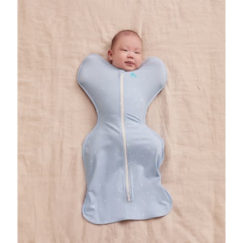 Swaddle Up™ 1.0 TOG Cotton Powder Blue Twinkle