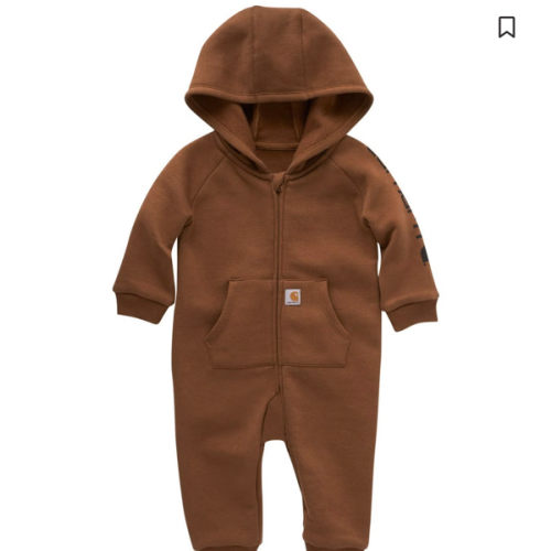 Carhartt Infant Boys' Fleece Zip Front Long Sleeve Coverall
