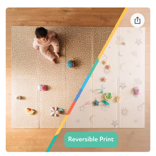 Reversible Floor Mat | Rainbows & Sky