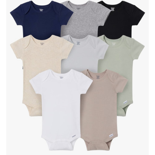 Amazon.com: Gerber Baby Boys and Girls' 8-pack Short Sleeve Onesies Bodysuits