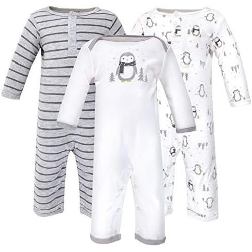 Hudson Baby baby-girls Cotton Coveralls