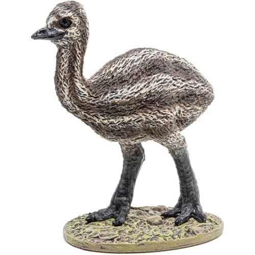 Papo -Hand-Painted - Figurine -Wild Animal Kingdom -Baby emu -50273 -Collectible - for Children - Suitable for Boys and Girls- from 3 Years Old